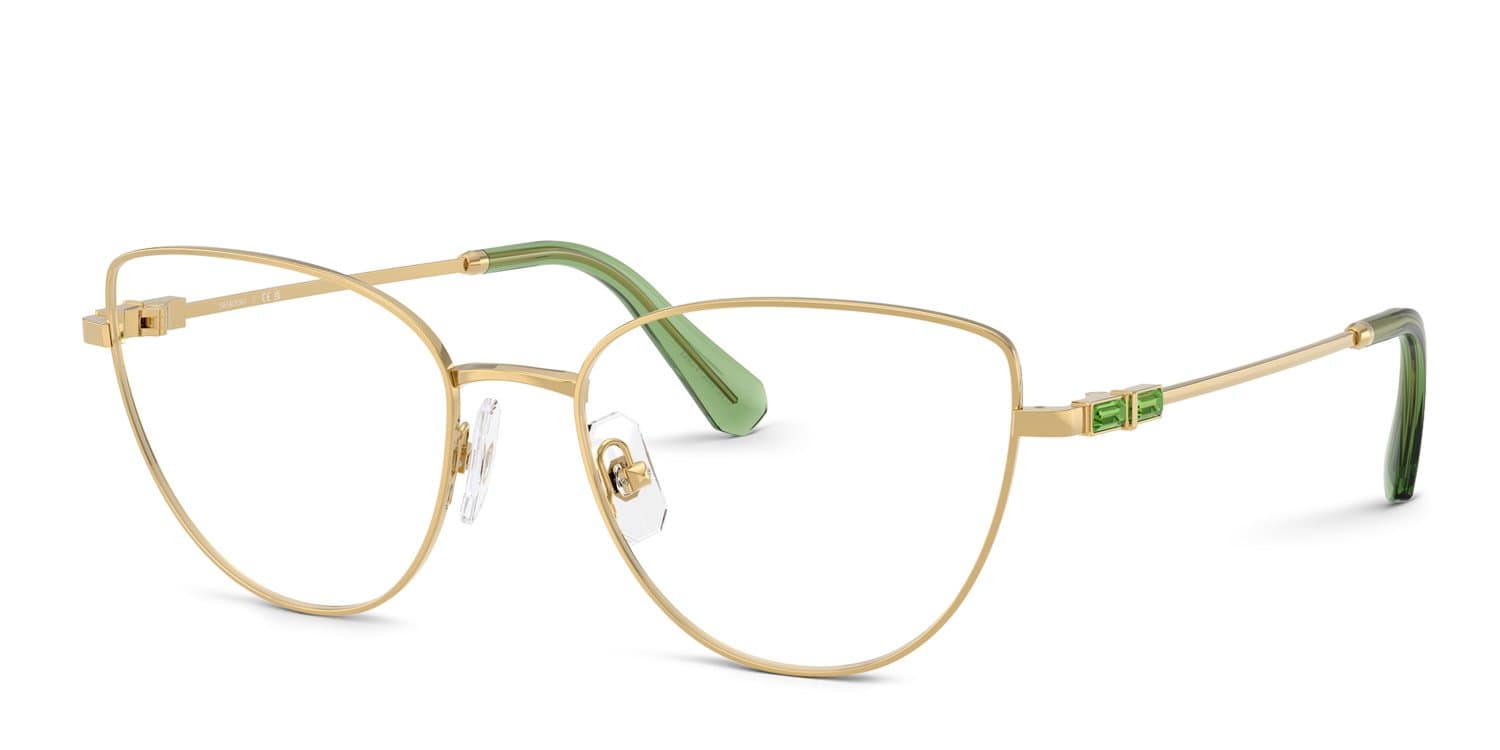 Swarovski SK1007 4017 Eyeglasses Gold 53mm Women