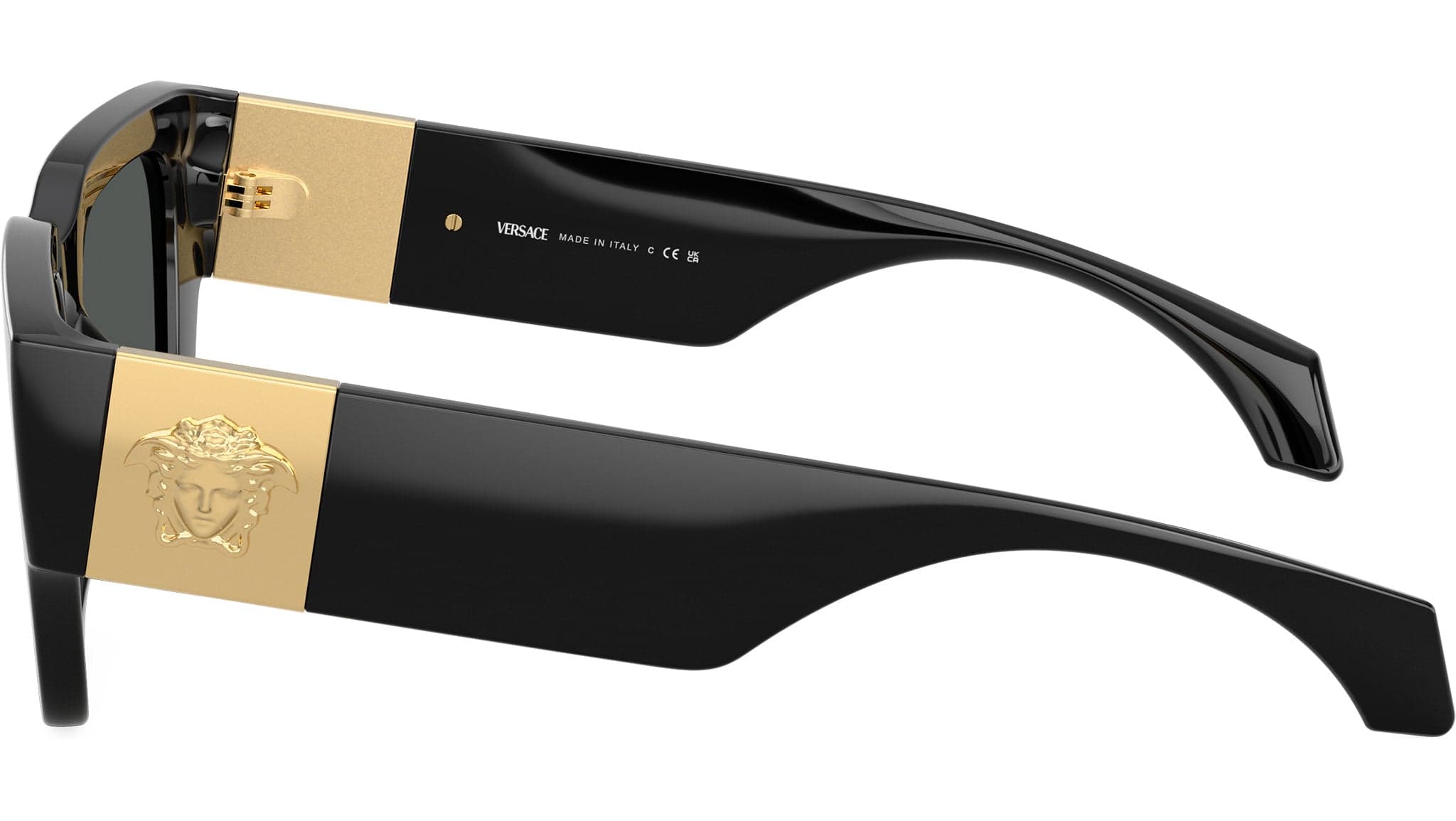Versace 0VE4497U GB1/87 Sunglasses Black 53mm Unisex 3