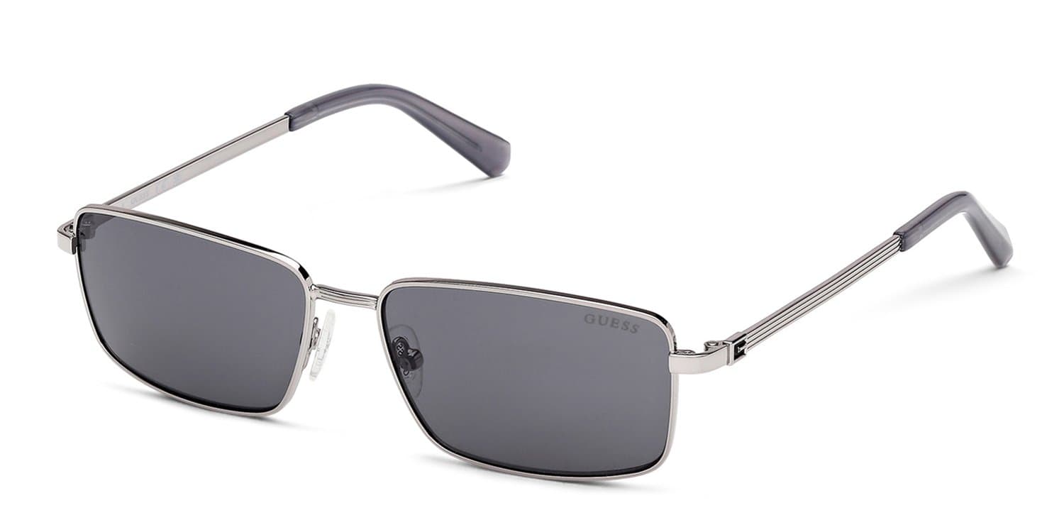 Guess GU00273 08A Sunglasses Shiny Gunmetal 56mm