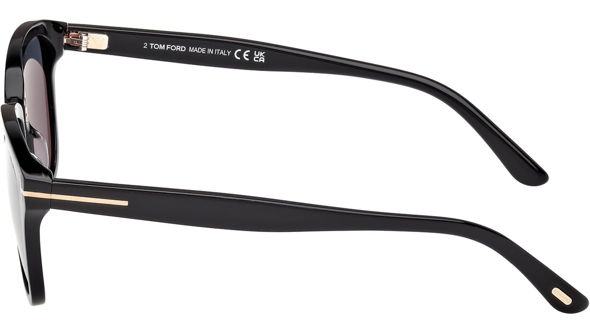 Tom Ford FT1213 01D Sunglasses Shiny Black 53mm Men 3