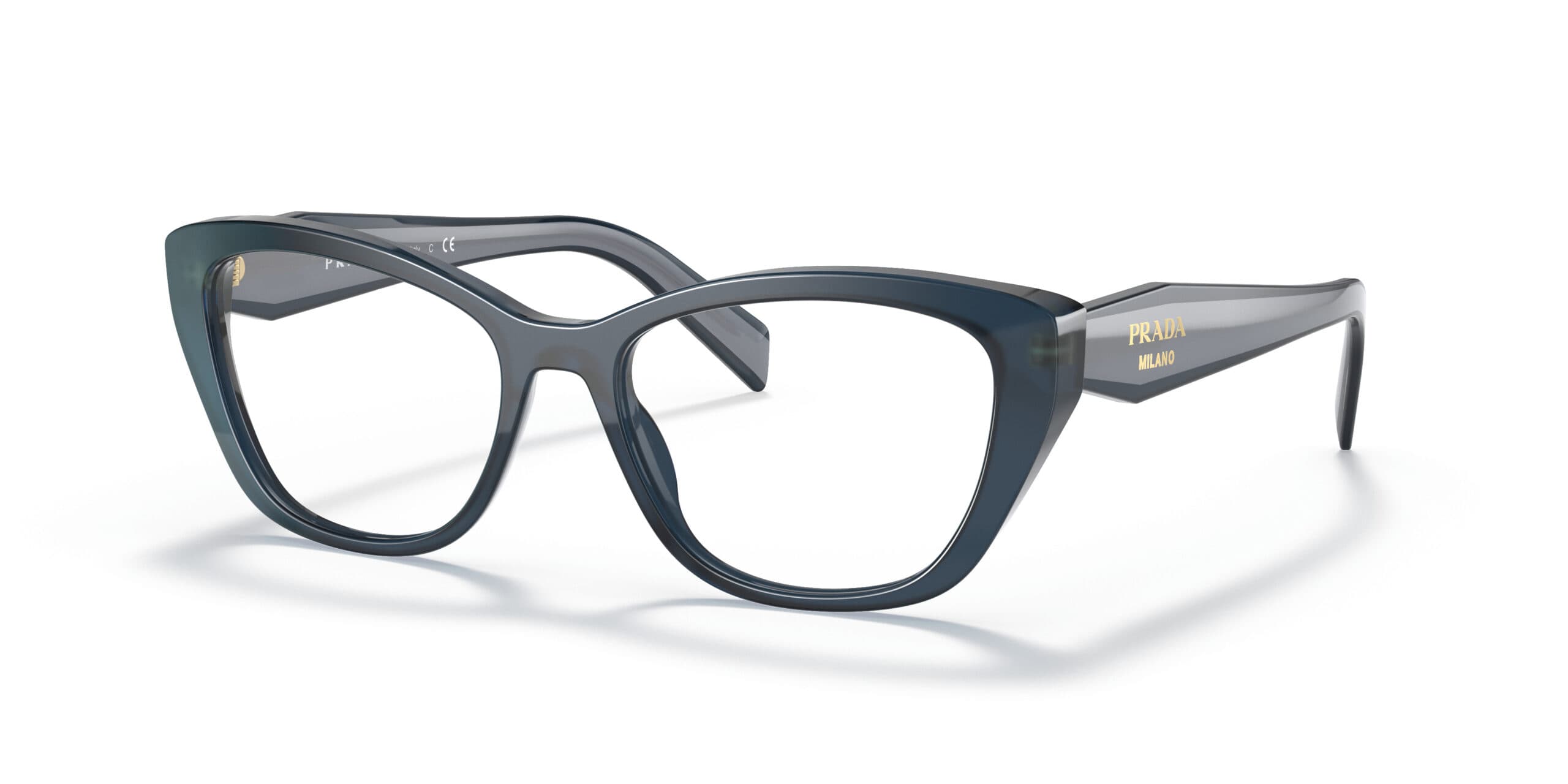 Prada PR19WV 2AU1O1 Eyeglasses Havana 51mm Women