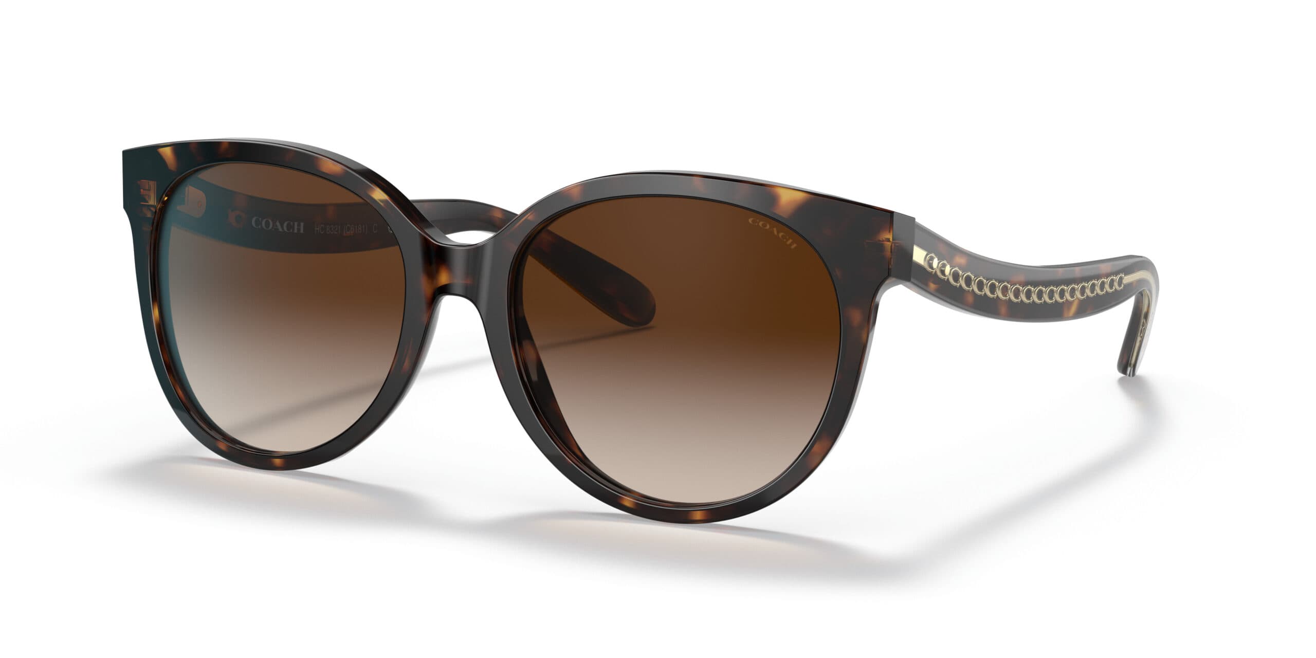 Coach HC8368D CH572 580046 HC8321 Sunglasses Brown 140mm Women