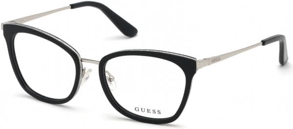 Guess GU2706 001 Eyeglasses Shiny Black 50mm Women