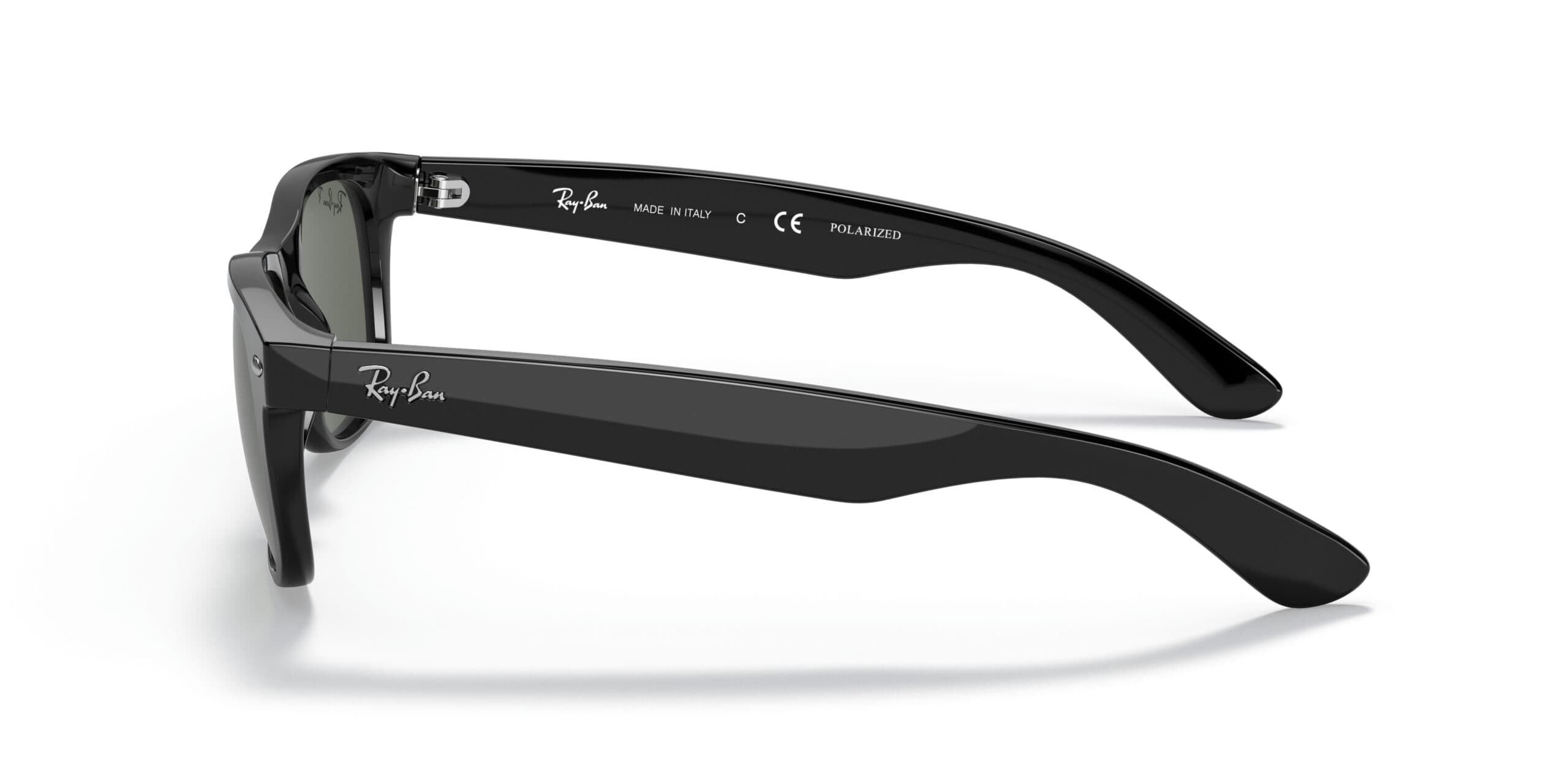 Ray-Ban RB2132-F NEW WAYFARER 901/58 Sunglasses Black 140mm Men 2