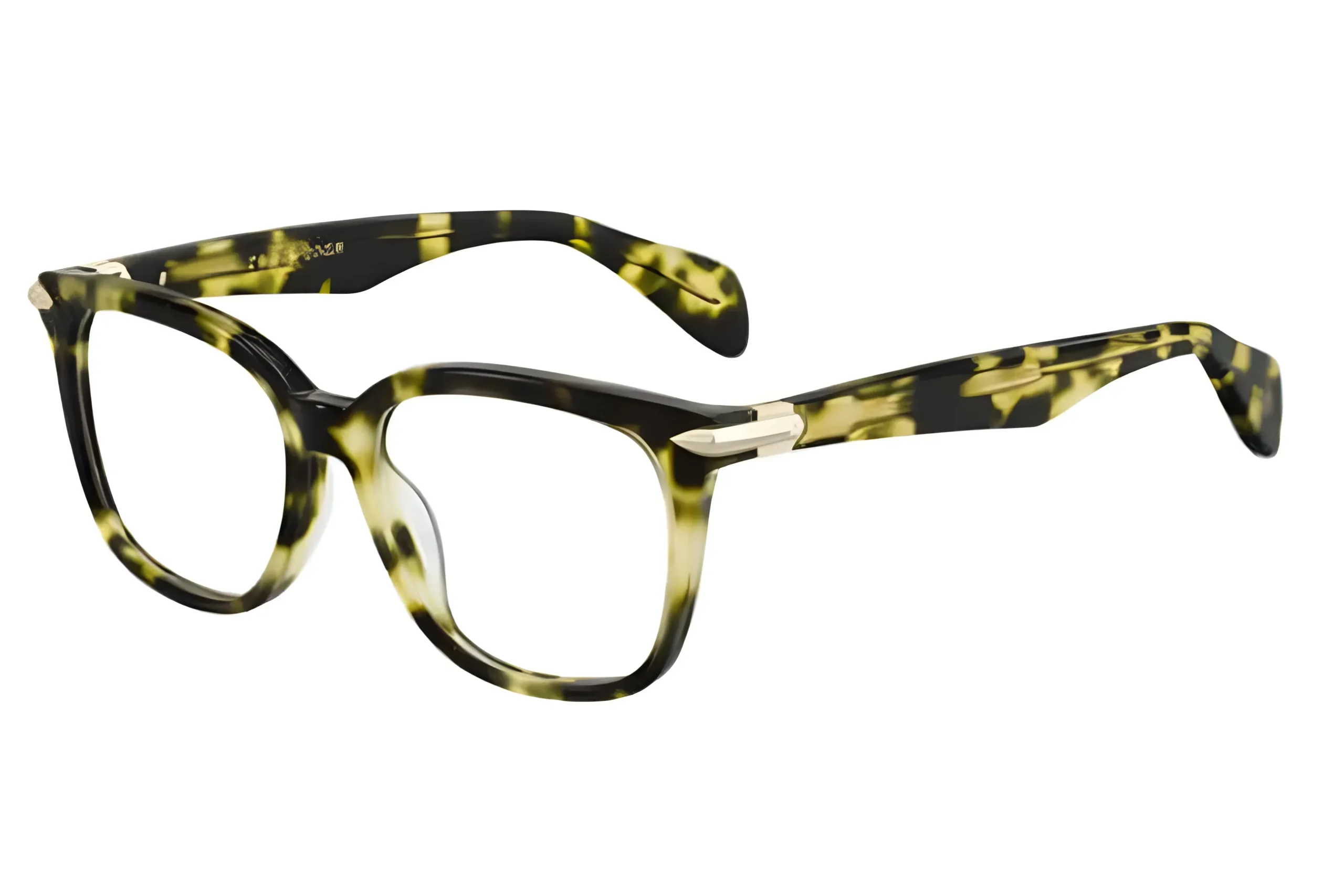 Rag & Bone RNB3008 0XGW Eyeglasses Green Havana 50mm Women