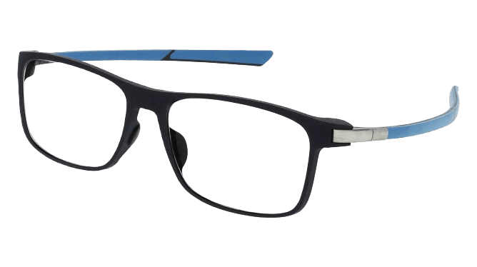 McLaren MLSGPO07 C03 Eyeglasses Matte Black/blue 55mm Men