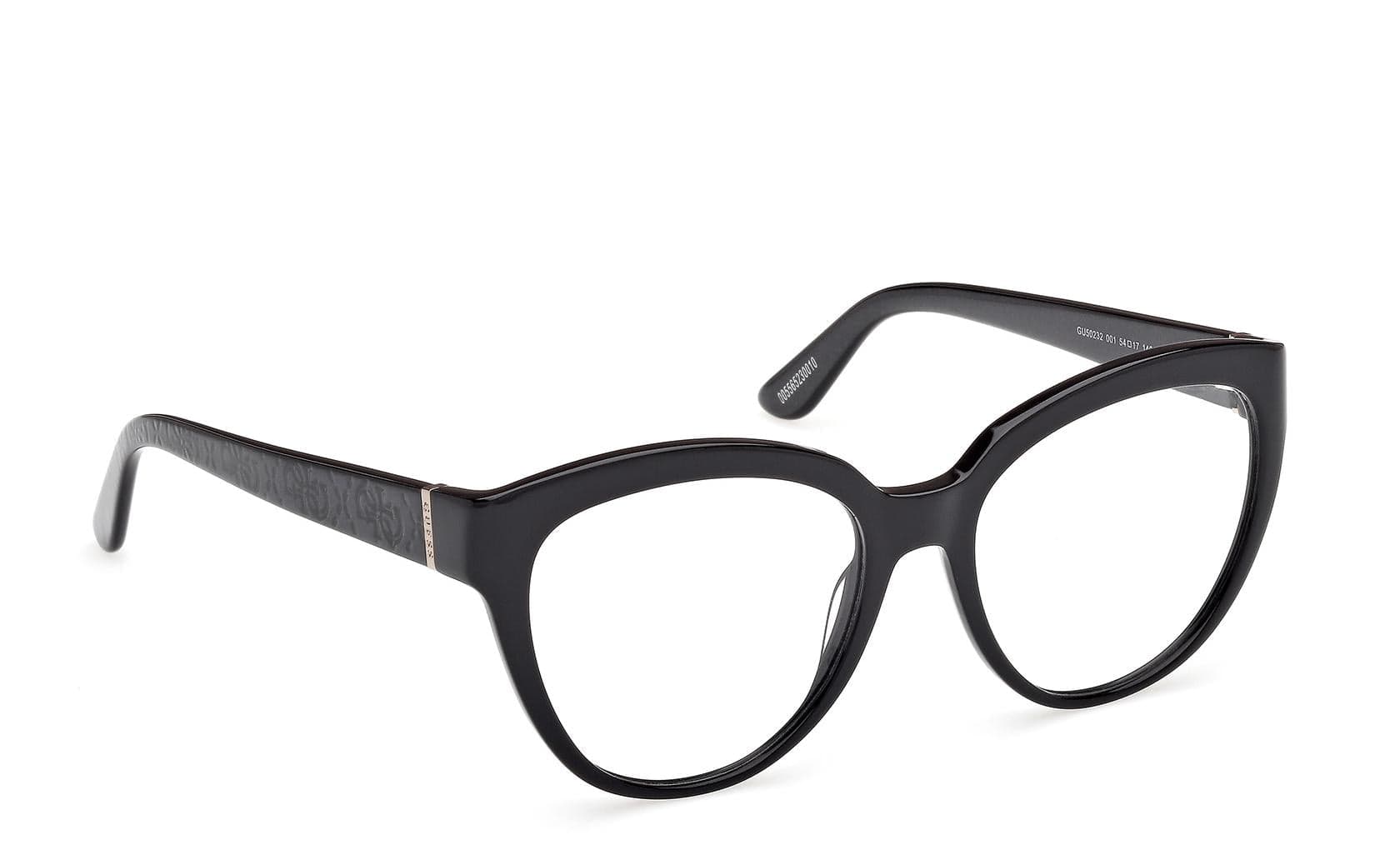 Guess GU50232 001 Eyeglasses Shiny Black 54mm 6