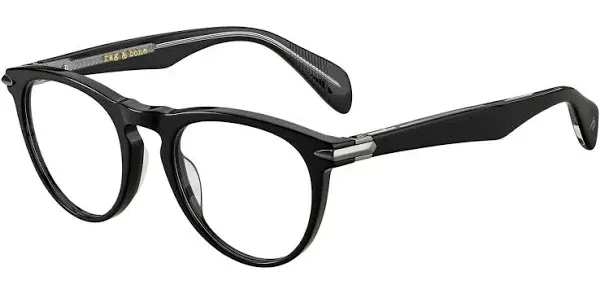 Rag & Bone RNB7003 0807 Eyeglasses Black 51mm Men