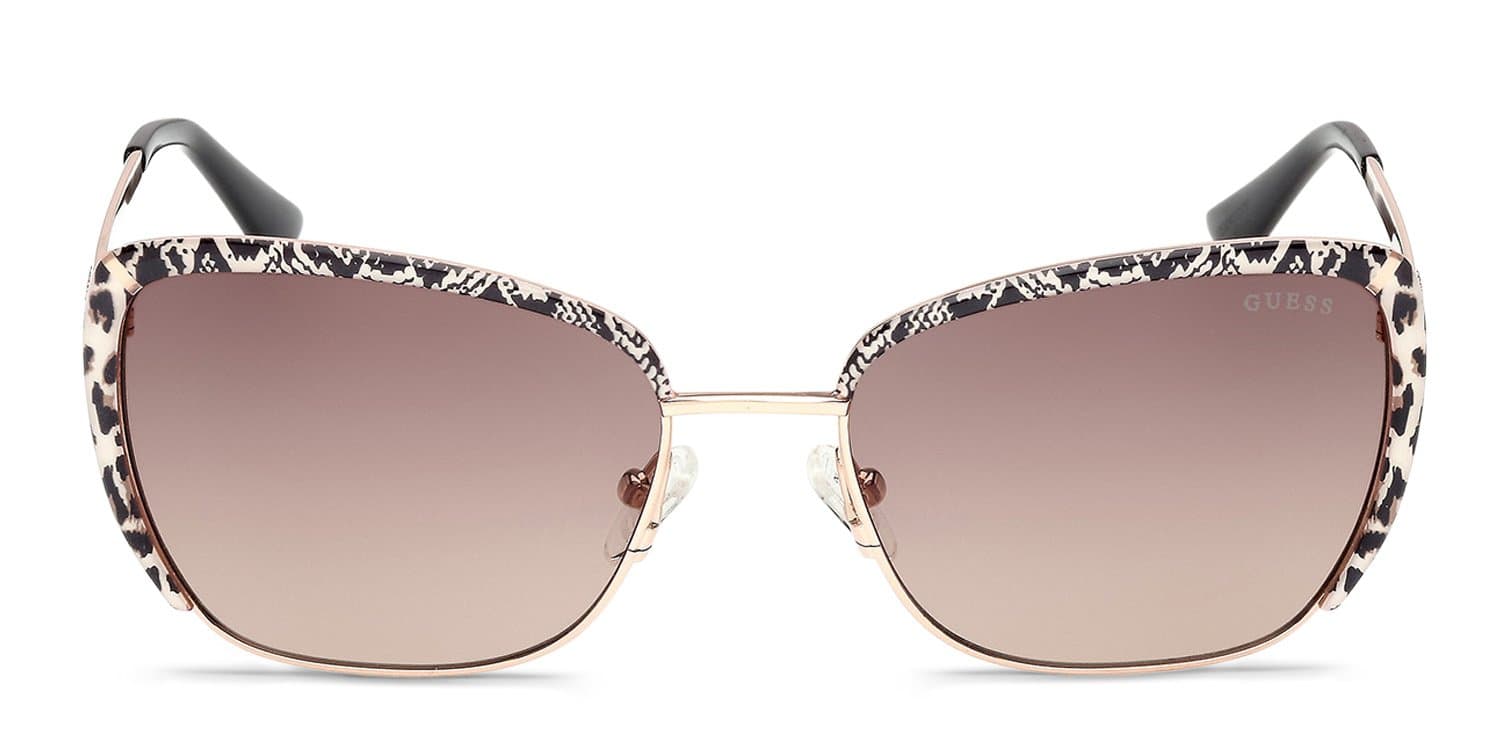 Guess GU00218 28F Sunglasses Shiny Rose Gold 57mm 2