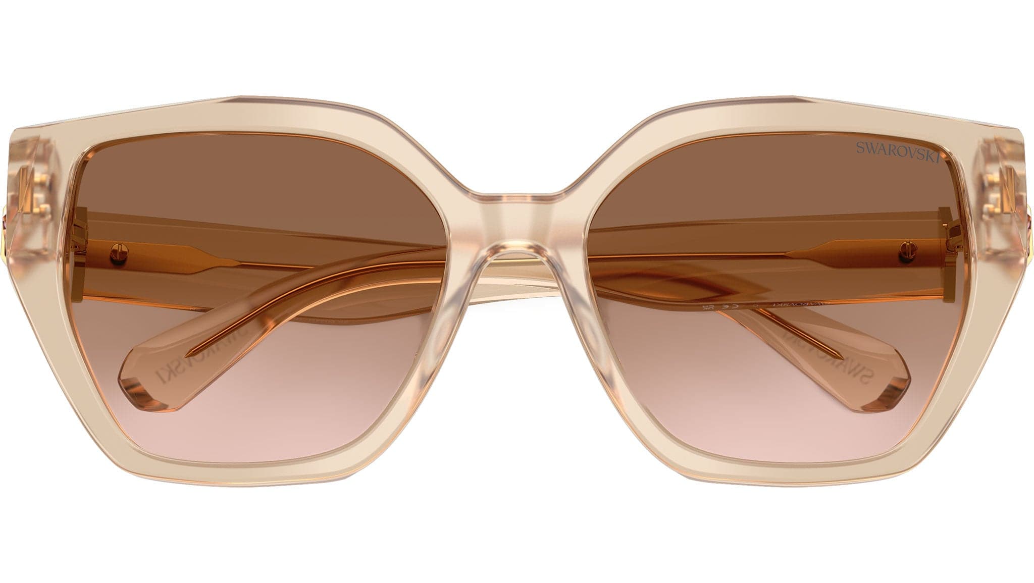 Swarovski SK6044U 103413 Sunglasses Milky Beige 56mm Women 5