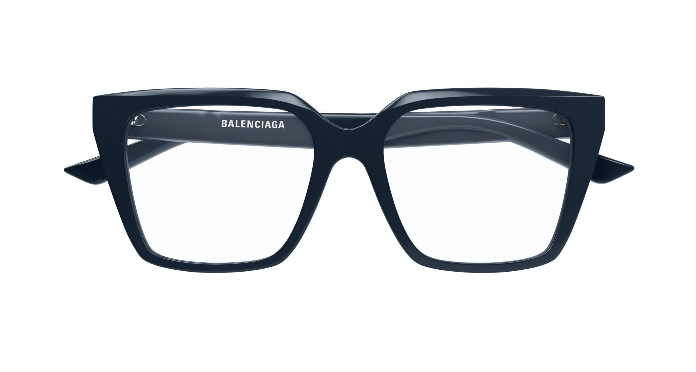 Balenciaga BB0130O 011 Eyeglasses Blue 53mm Women 2