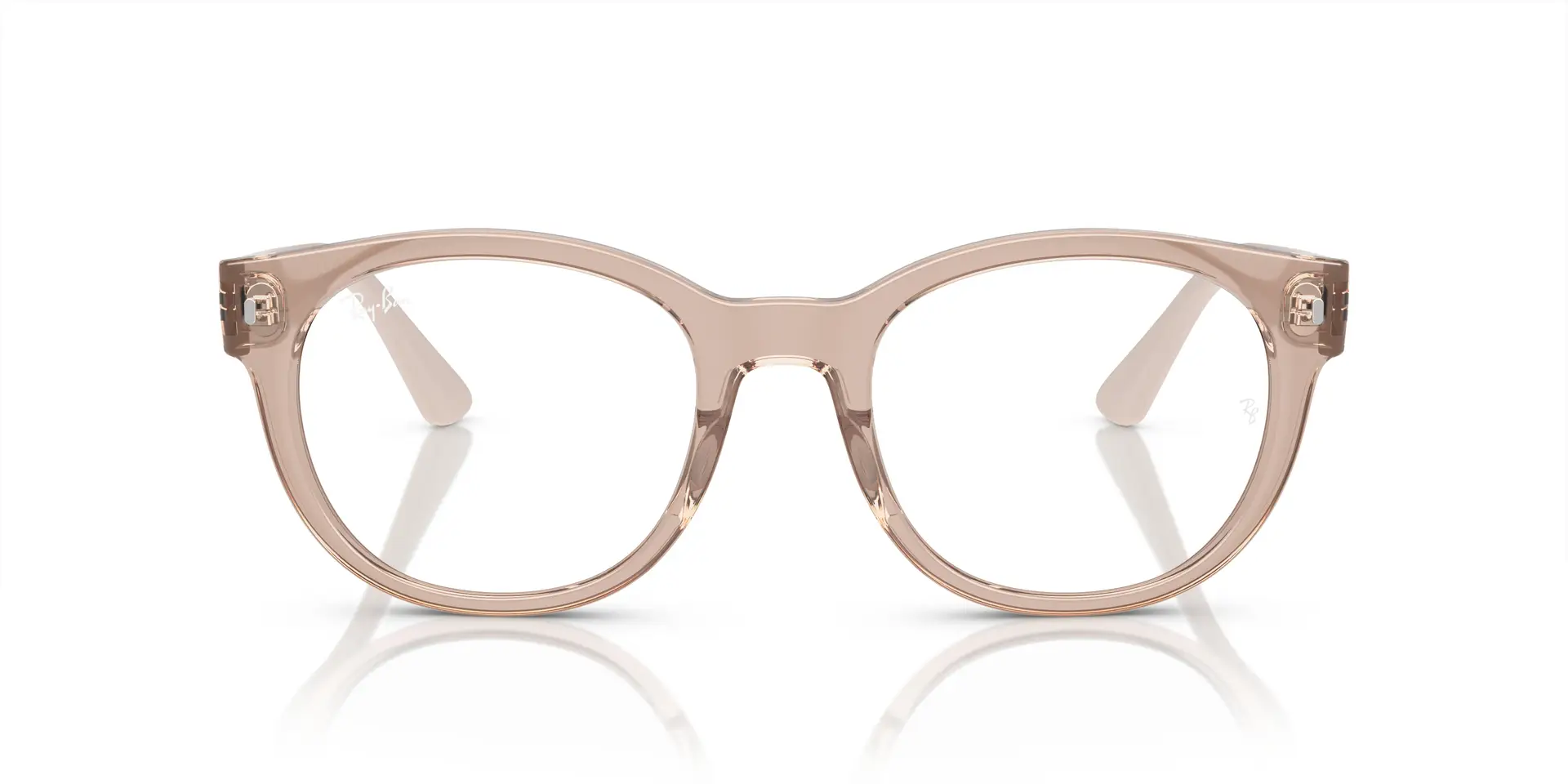 Ray-Ban RB7227 8203 RX7227 Eyeglasses Beige 53mm Unisex 2