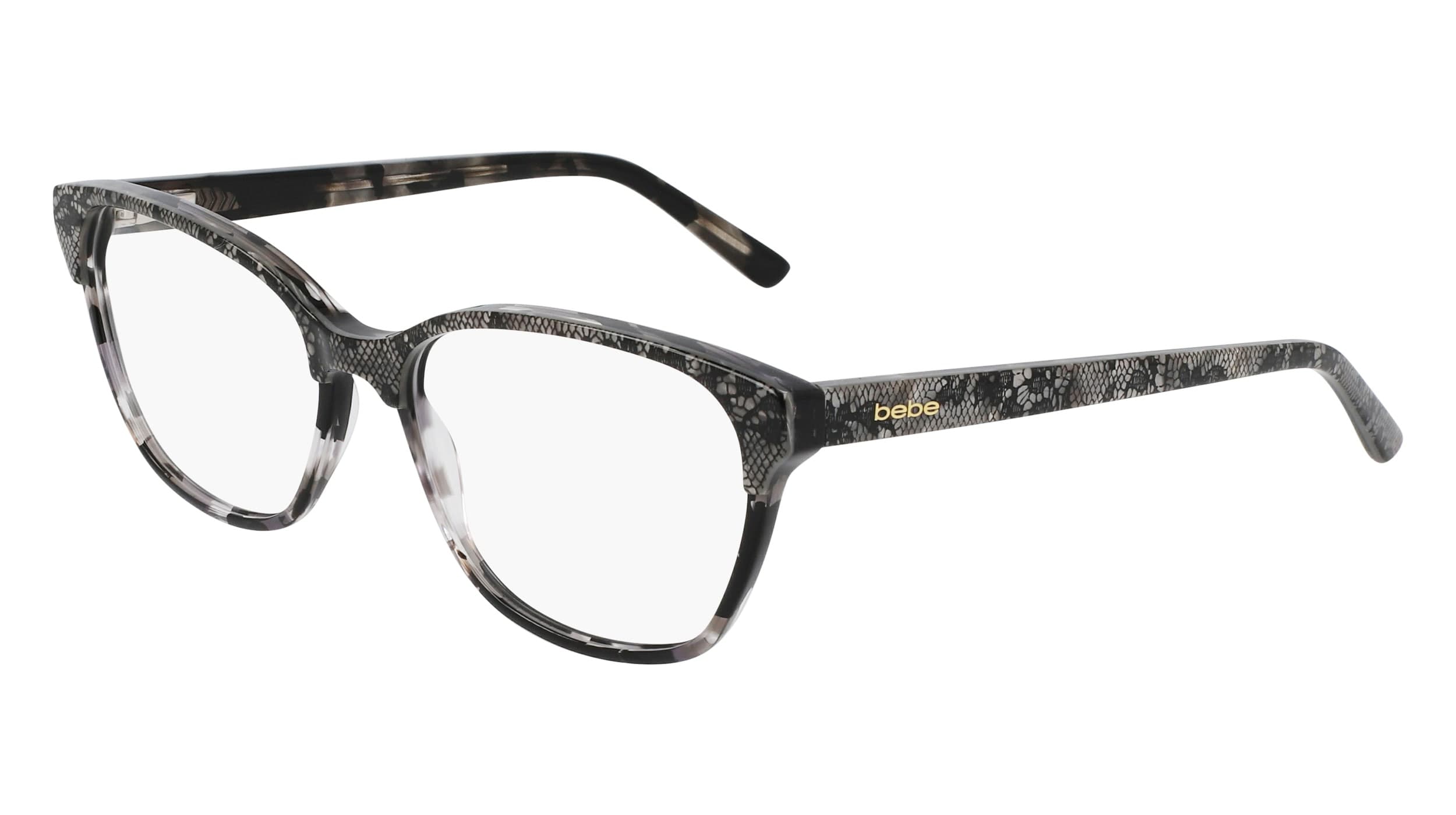 Bebe BB5220 001 Eyeglasses Jet Lace 55mm