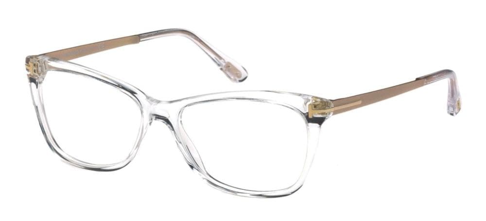 Tom Ford FT5353 026 Eyeglasses Crystal 52mm Women