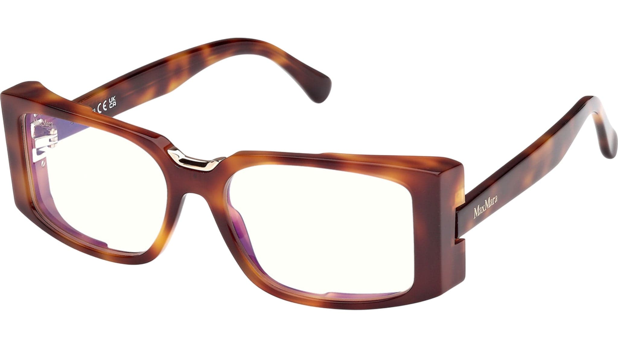 Max Mara MM5157-B 052 Eyeglasses Dark Havana 54mm Women