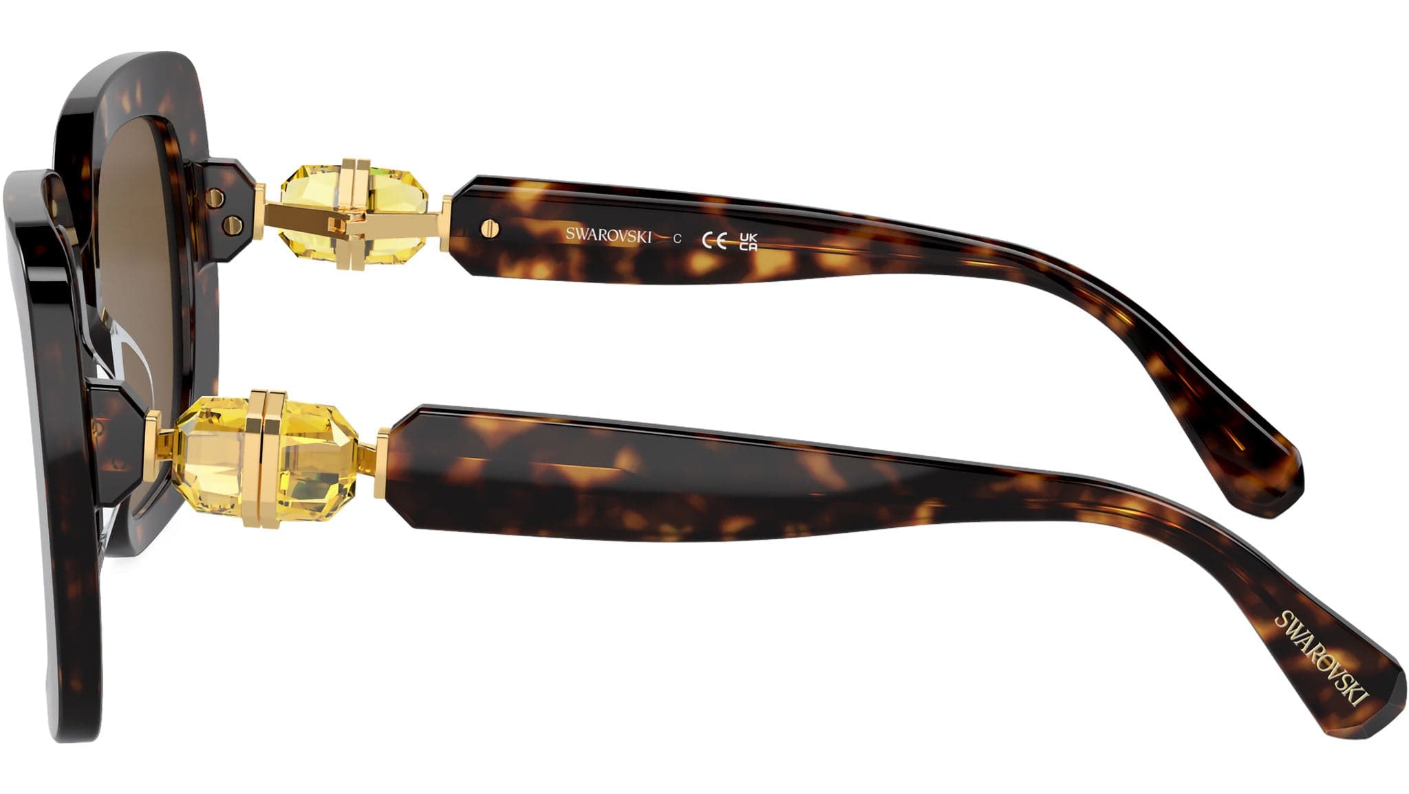 Swarovski SK6001 100273 Sunglasses Brown 135mm Women 3