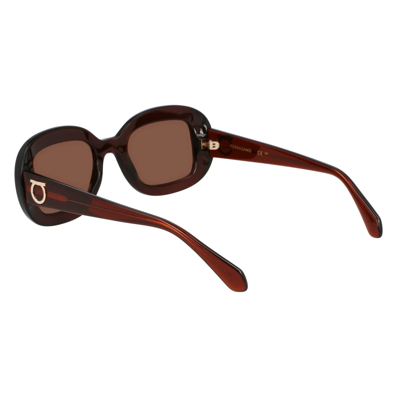Salvatore Ferragamo SF2038SE 232 Sunglasses Transparent Brown 51mm 4
