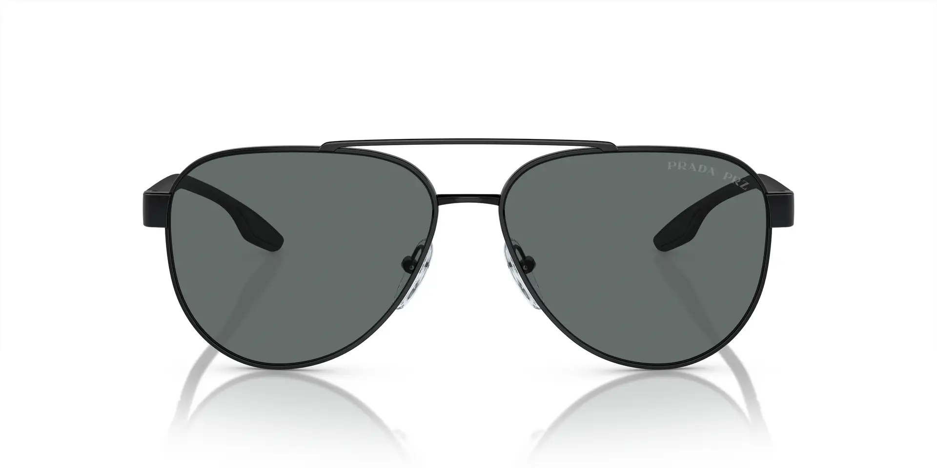Prada PS 54TS 1AB5Z1 Sunglasses Shiny Black 58mm Men 2