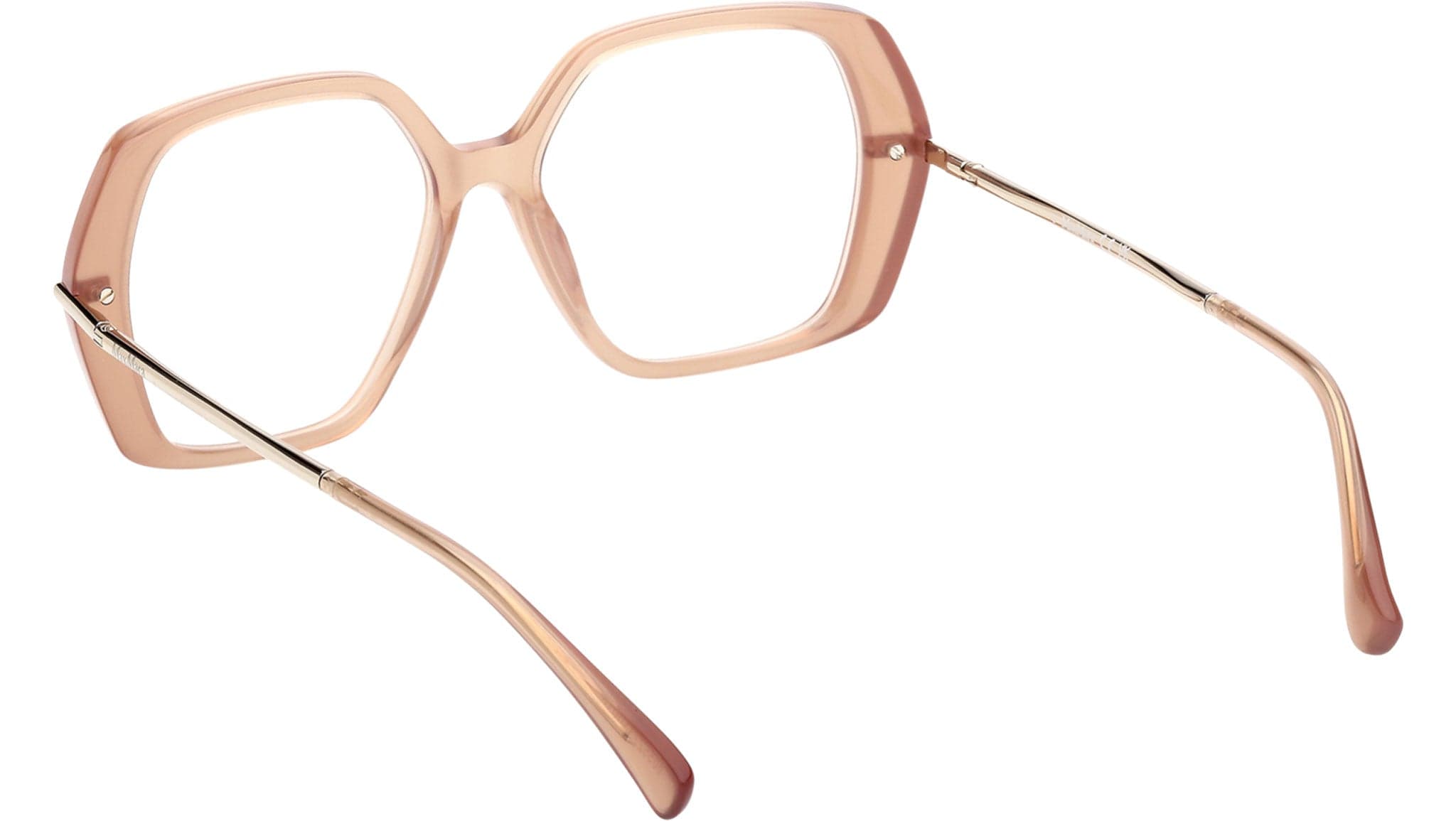 Max Mara MM5175 045 Eyeglasses Shiny Light Brown 52mm Women 4