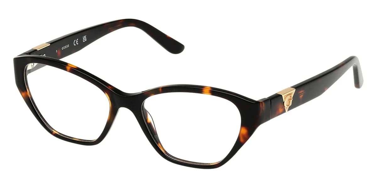 Guess GU50162 052 Eyeglasses Dark Havana 53mm Women