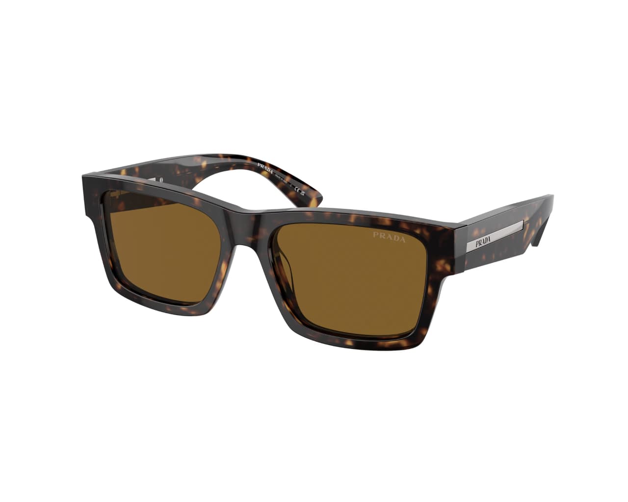 Prada SPR 25Z 2AU-0BC PR 25ZS Sunglasses Brown 140mm Men