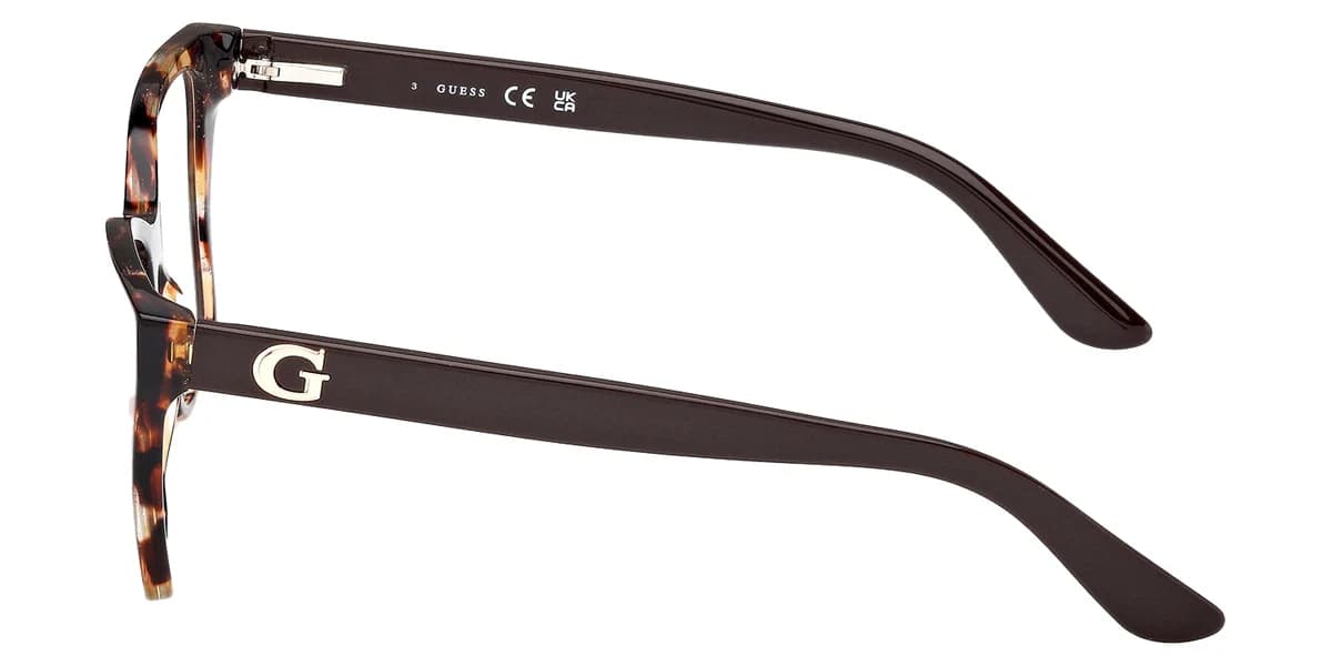 Guess GU50235 52 Eyeglasses Dark Havana 52mm Women 3