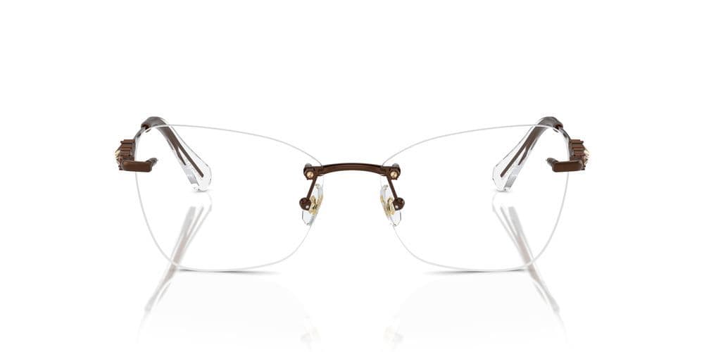 Swarovski SK1014 4002 Eyeglasses Brown 53mm Women 2