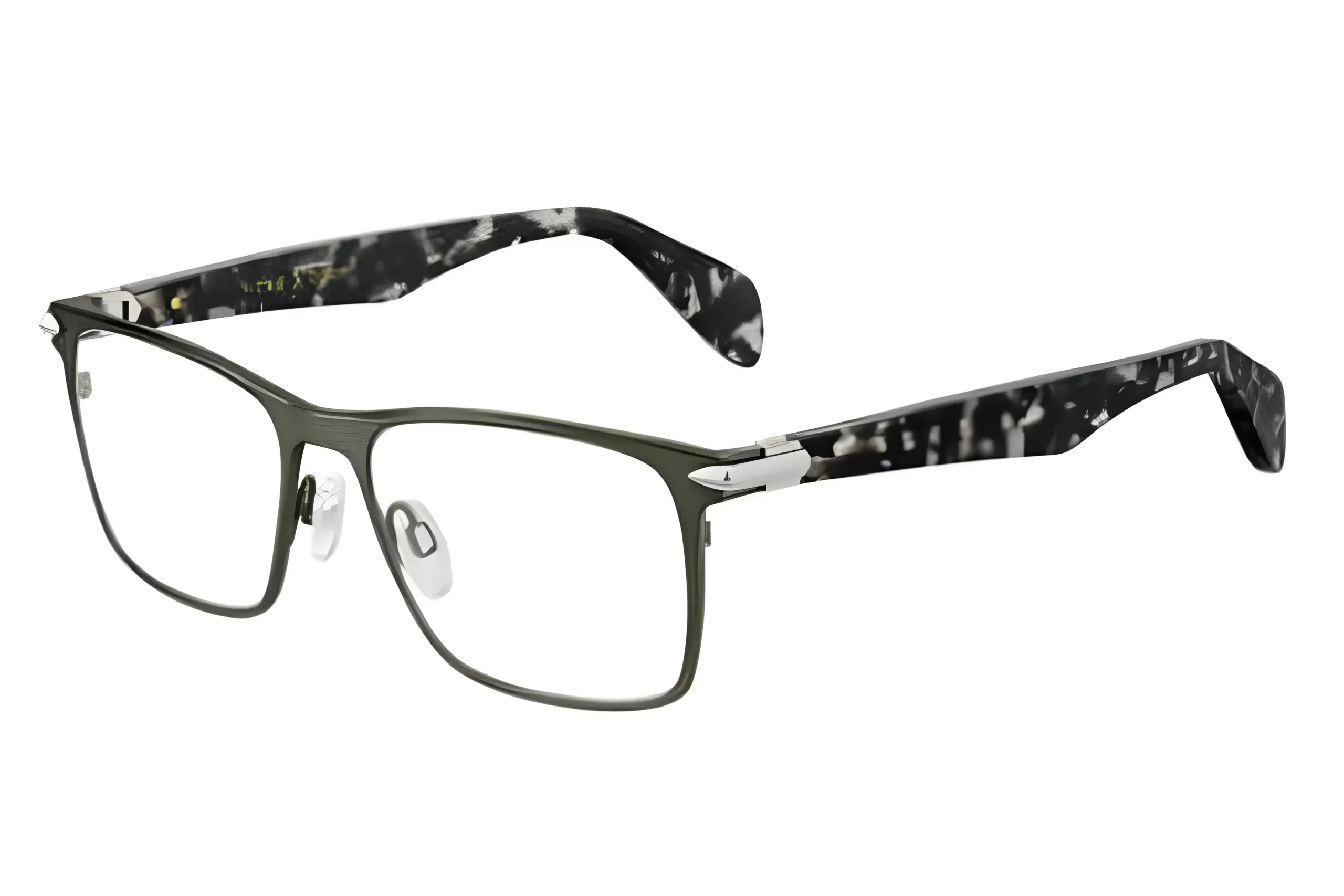 Rag & Bone RNB7009 02M6 Eyeglasses Matte Green Havana 53mm Men