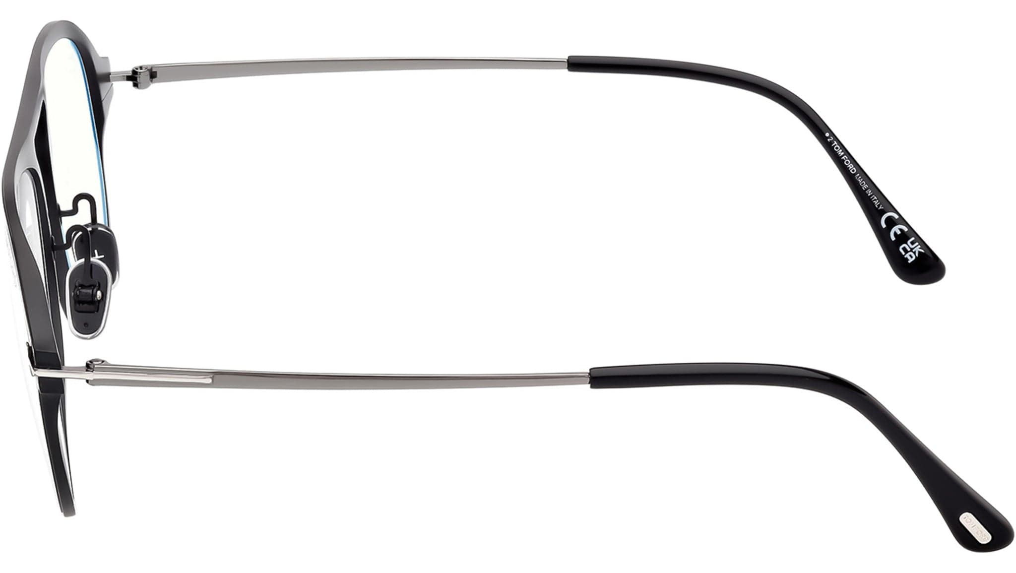 Tom Ford FT5972-B 005 Eyeglasses Black 54mm 3