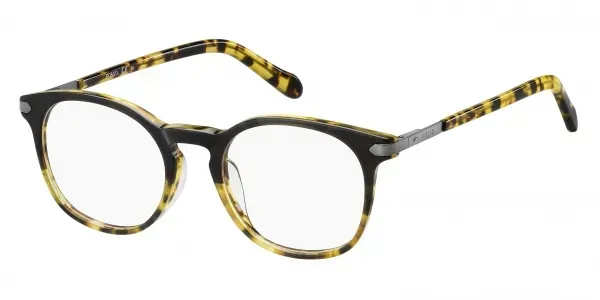 Fossil 7063 WR7 Eyeglasses Black Havana 48mm Men