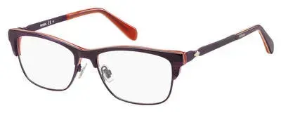 Fossil 7026 07FF Eyeglasses Purple 52mm Women