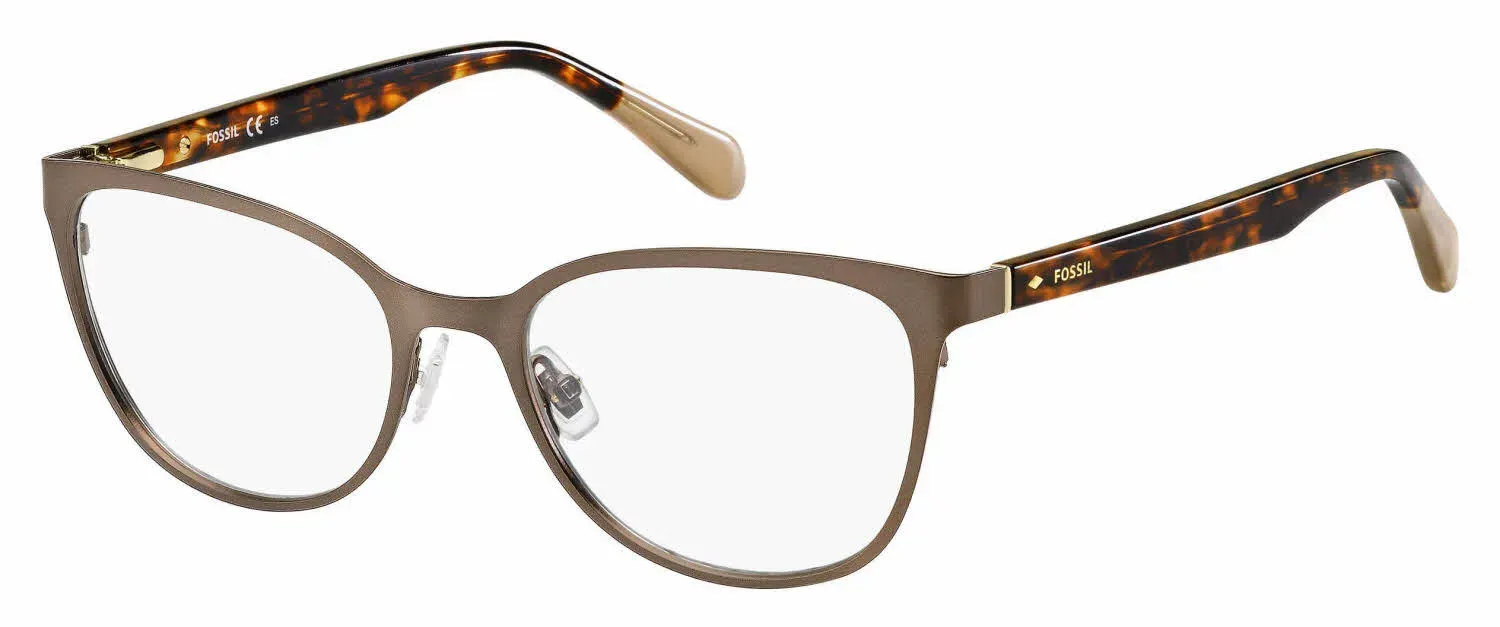Fossil 7053 4IN Eyeglasses Matte Brown 53mm Women
