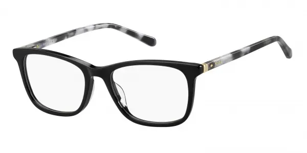 Fossil 7085 0807 Eyeglasses Black 50mm Women