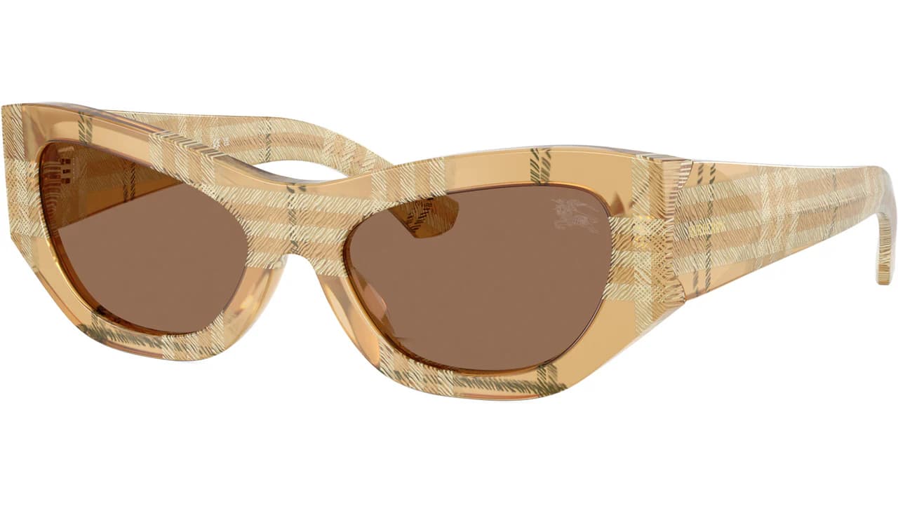 Burberry 0BE4450U 415773 Sunglasses Check Beige 54mm Women