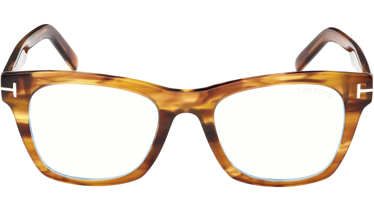Tom Ford FT5886B 047 Eyeglasses Light Brown 52mm Men 2