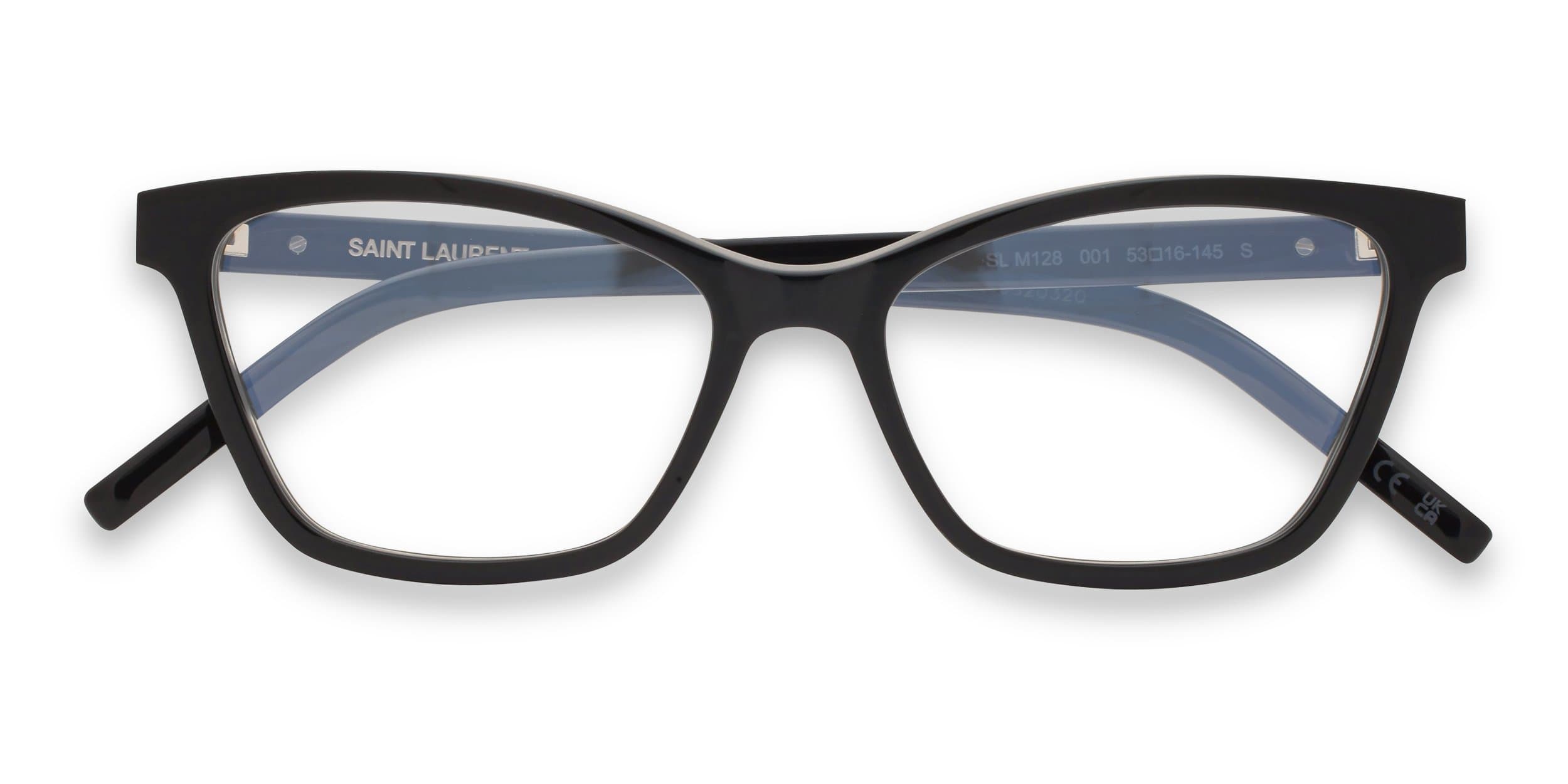 Saint Laurent MB0347O 006 Eyeglasses Black 53mm Women 4