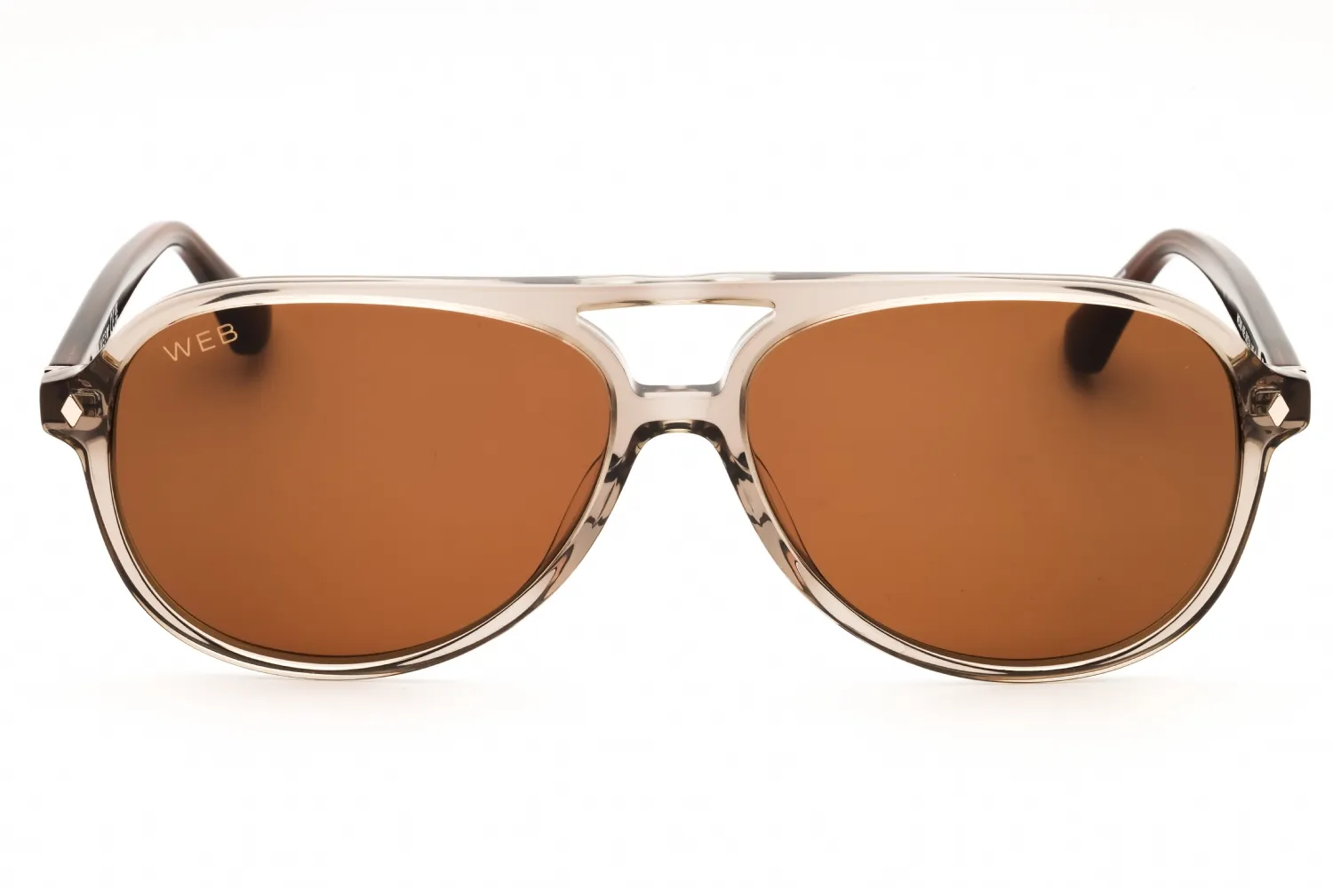 Web WE0368 45E Sunglasses Shiny Light Brown 59mm Men 2