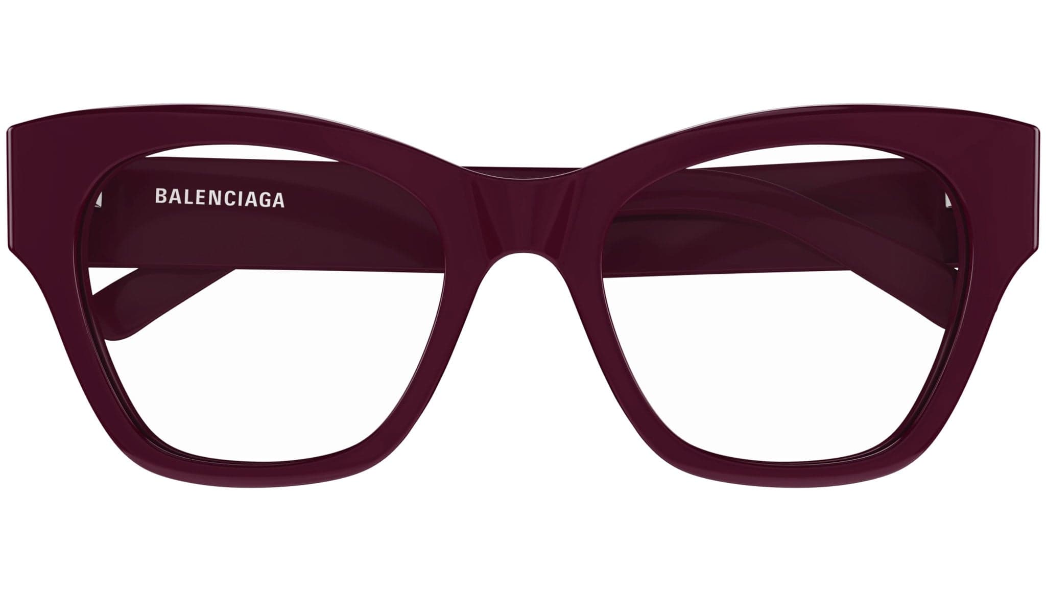 Balenciaga BB0263O 004 Eyeglasses Burgundy 52mm Women 2
