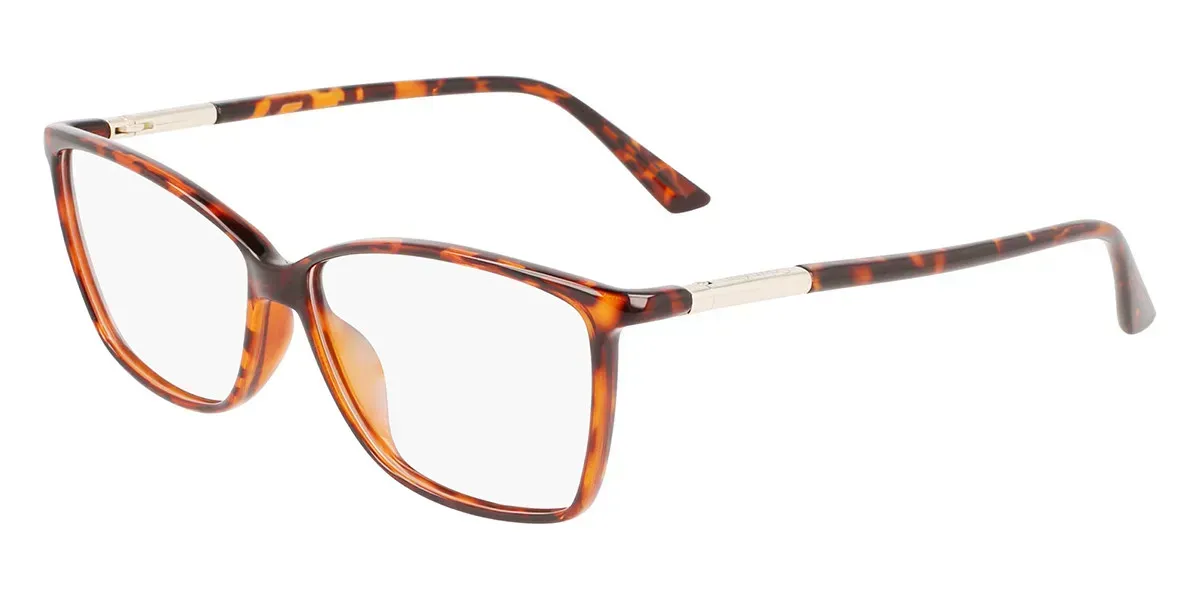 Calvin Klein CK21524 220 Eyeglasses Shiny Havana 55mm Unisex