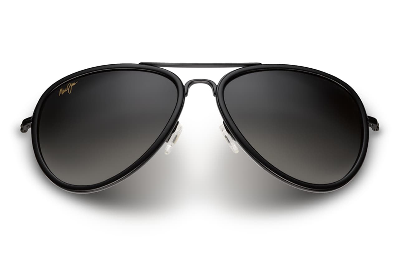 Maui Jim Honomanu 02D Sunglasses Black 57mm Women 2