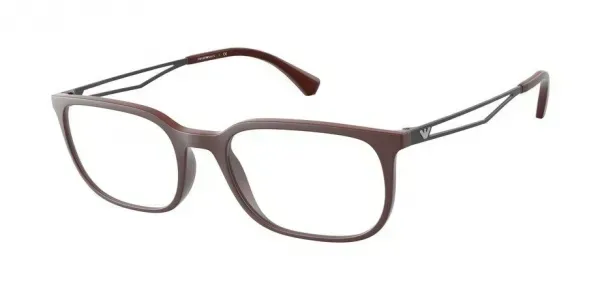 Emporio Armani EA3174 5260 Eyeglasses Matte Brown 52mm Men