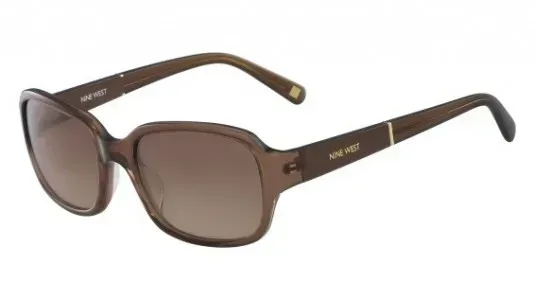 Nine West NW608S 210 Sunglasses Brown 55mm Women