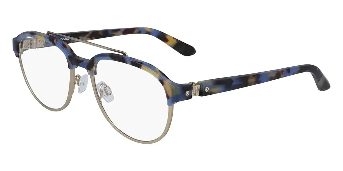 Dragon DR7002 462 Eyeglasses Matte Ocean Blue Tortoise 52mm Men