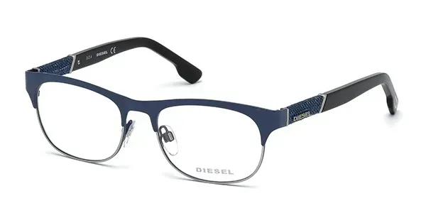 Diesel DL5125/V DL5125 Eyeglasses Blue 52mm Unisex
