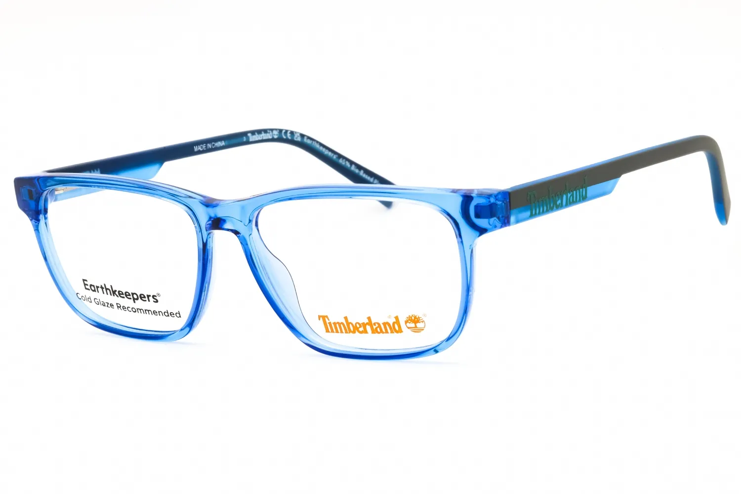 Timberland TB50012 090 Eyeglasses Shiny Blue 50mm Men