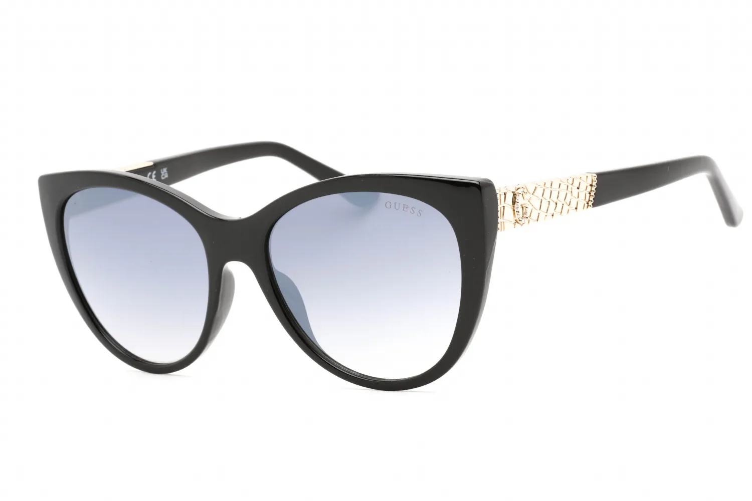 Guess Factory GF6069 01B Sunglasses Shiny Black 57mm Women