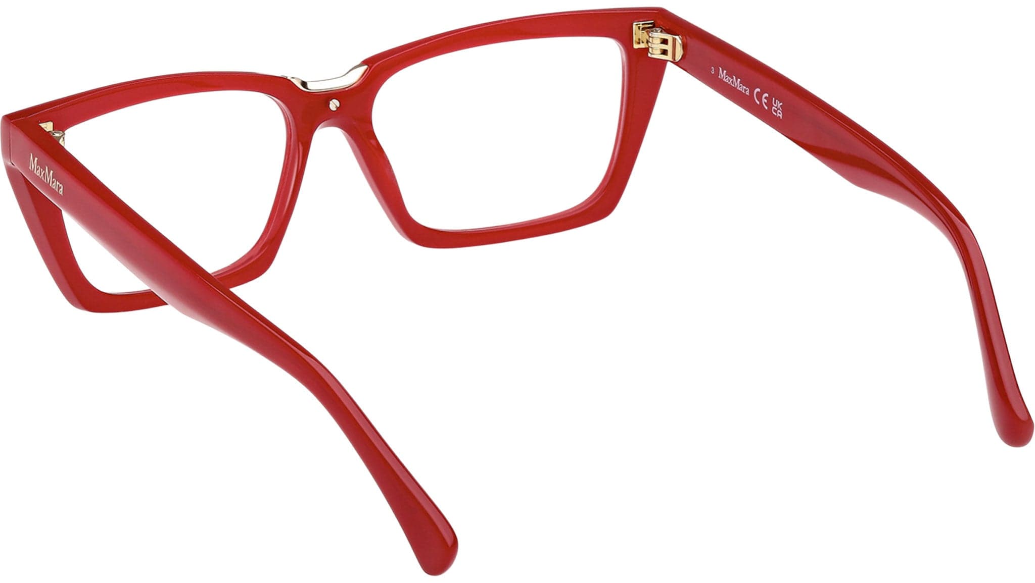 Max Mara MM5180 066 Eyeglasses Shiny Red 53mm 4