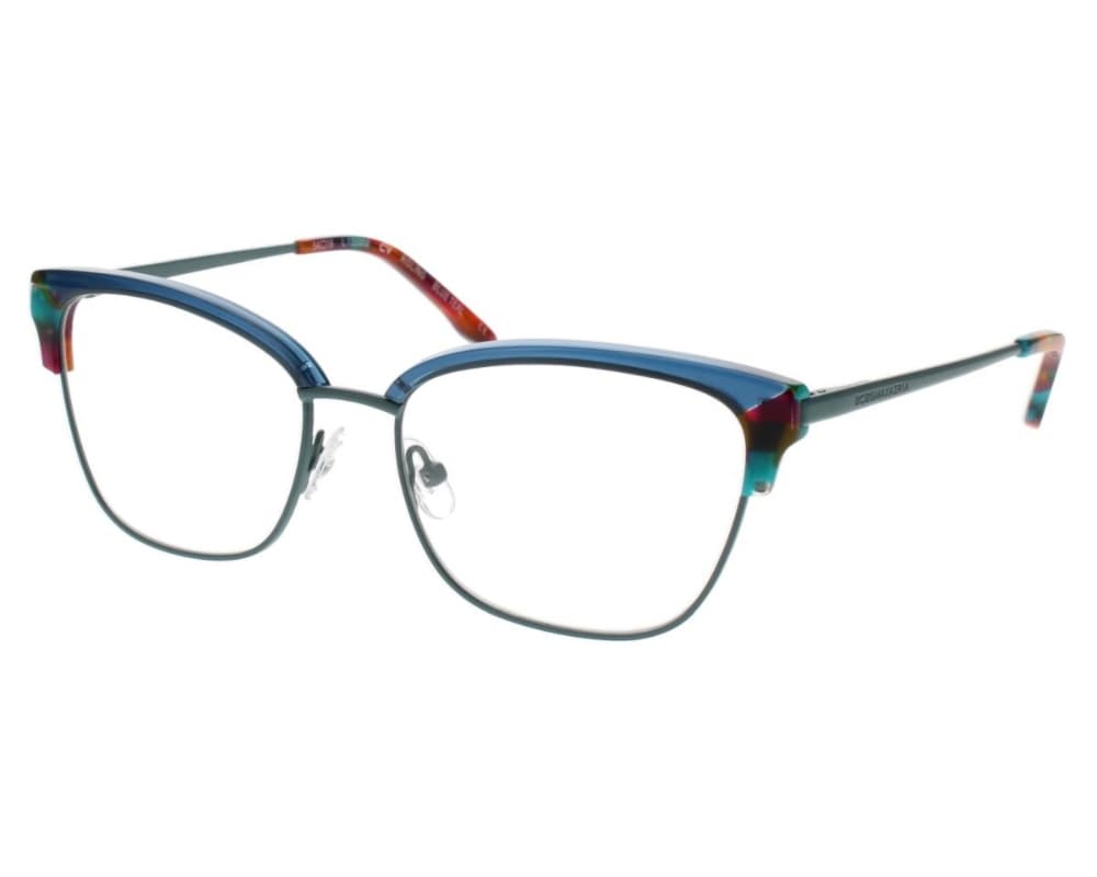 BCBGMAXAZRIA Aisling Eyeglasses Blue Teal 54mm Women