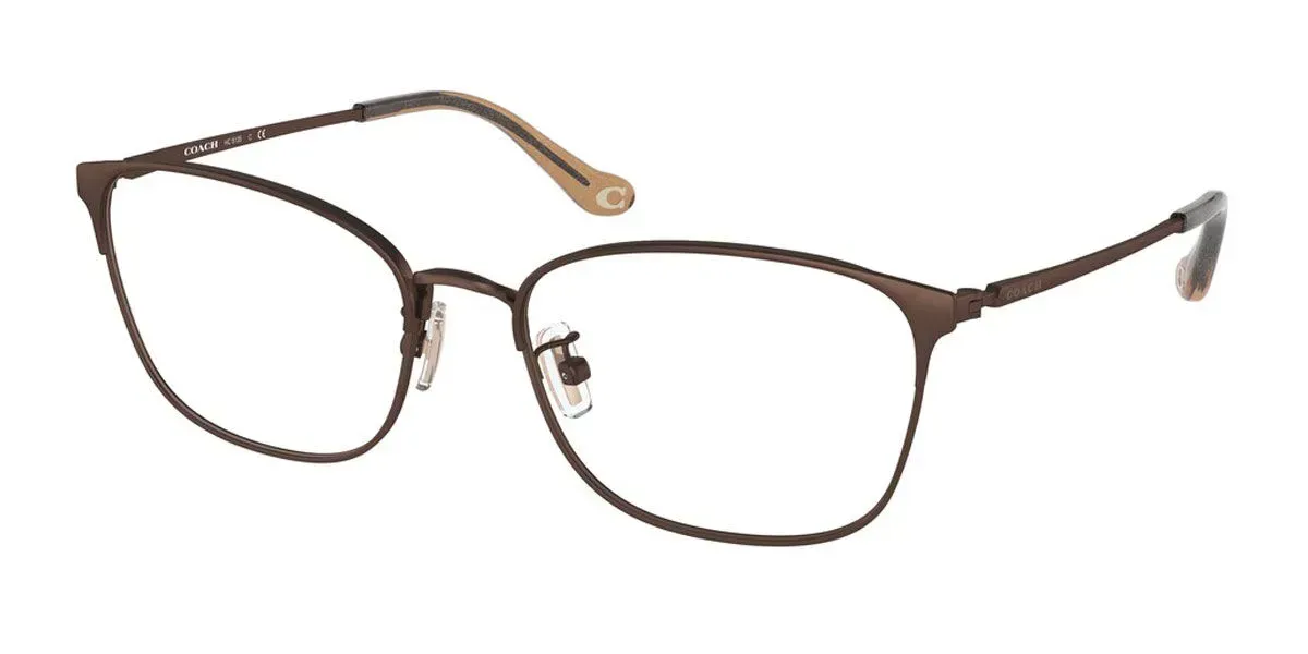 Coach HC5135 Eyeglasses Satin Dark Brown 53mm Women