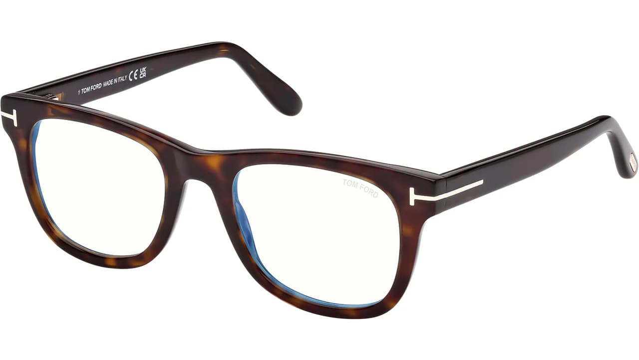 Tom Ford FT5820B 052 Eyeglasses Dark Havana 50mm Men